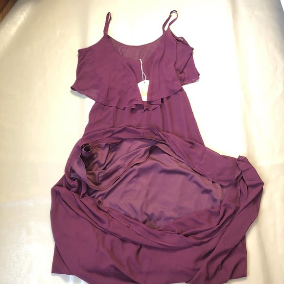 Merlot Show me your mumu bridesmaids dress S - Picture 9 of 11